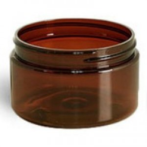 Amber, Heavy Wall Plastic Jar - 120 mL (70/400)