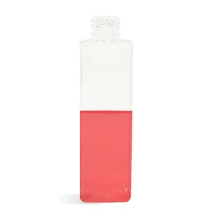 4 oz Clear Square Plastic Bottle - 24/410