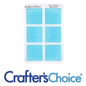 Crafters Choice™ Square Glossy Silicone Tray Mold 1605