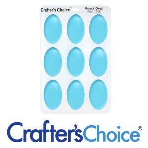 Crafter's Choice Oval Guest Silicone Mold 1608