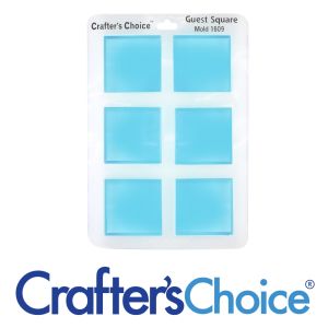 Crafter's Choice Square Guest Silicone Mold 1609