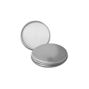 58/400 Silver Metal Basic Lid w Liner
