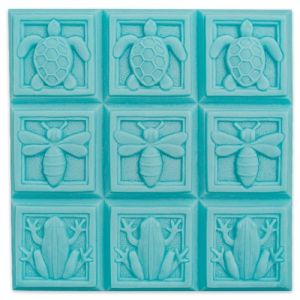 Art Deco Fauna Soap Mold Tray (Milky Way)