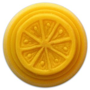Citrus Small Round Guest Soap Mold