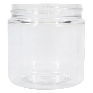 Clear, Basic Plastic Jar - 8 oz (70/400)
