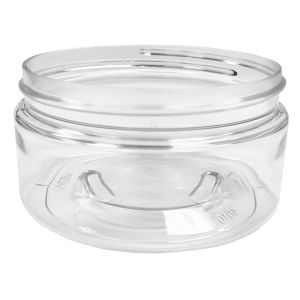 Clear, Heavy Wall Plastic Jar - 240 mL (89/400)