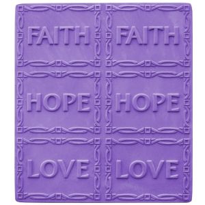 Faith, Hope, Love Tray Mold (Milky Way)
