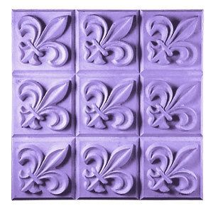 Fleur De Lis Soap Mold Tray (Milky Way)