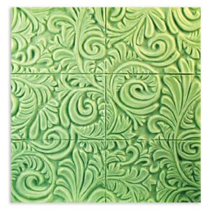 Floral Wallpaper Soap Tray Mold (Milky Way)