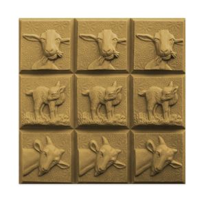 Goats Tray Soap Mold (Milky Way)