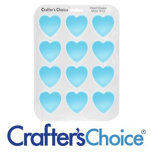 Crafters Choice™ Heart Guest Silicone Mold 1612