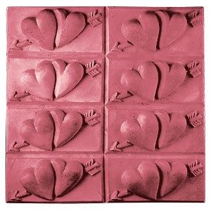 Heart Tray Soap Mold (Milky Way)