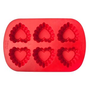Heart Ruffled Silicone Mold