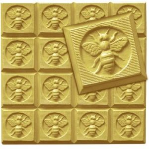 Honeybee Guest Tray Soap Mold (Milky Way)