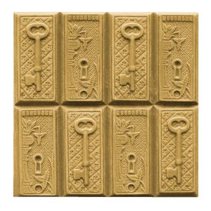 Lock & Key Soap Tray Mold (Milky Way)
