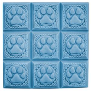 Paw Prints Soap Tray Mold (Milky Way)