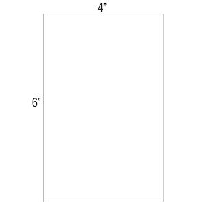 Shrink Wrap Flat Bags 4x6