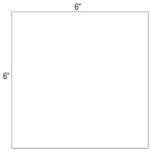 Shrink Wrap Flat Bags 6x6