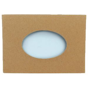 Soap Box - Kraft, Oval Window