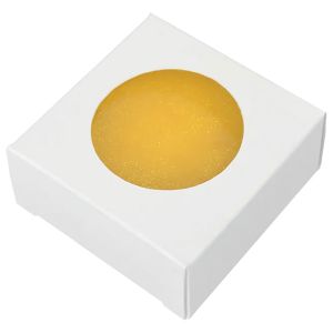 Soap Box - Square with Round Window, White 