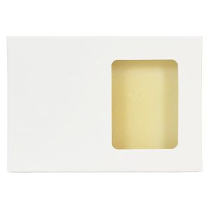 Soap Box - White, Rectangle Window