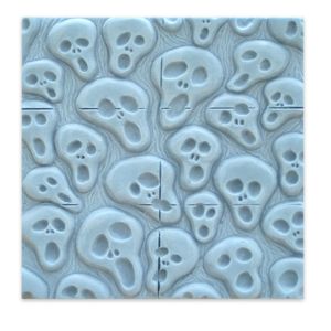 Spooks Soap Tray Mold (Milky Way)