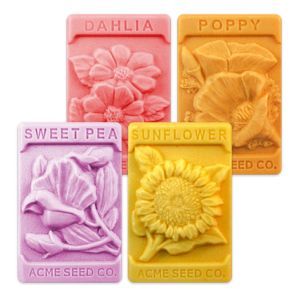 Vintage Flower Seeds Soap Mold (Milky Way)